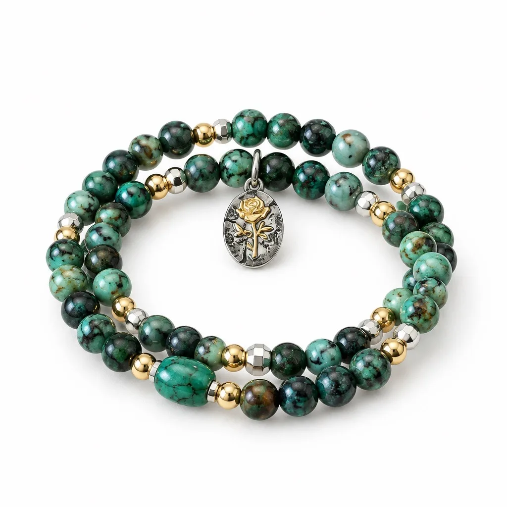Briar Rose Turquoise Bracelet — handmade by Willow and Fox