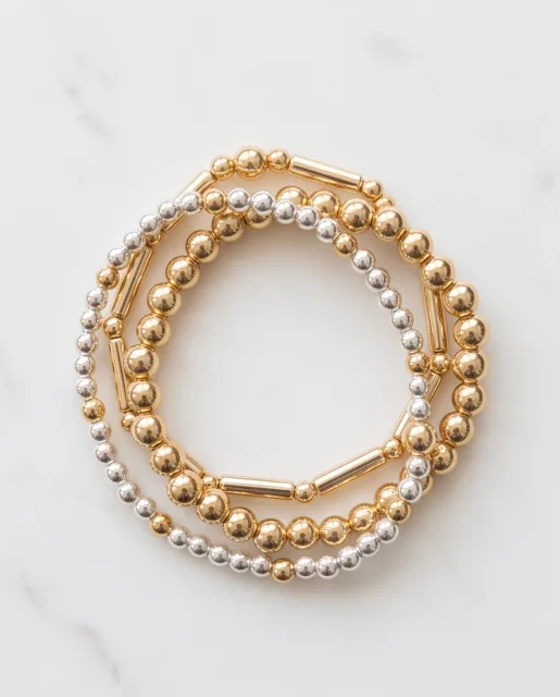 Hematite Bead Bracelet — handmade by Willow and Fox