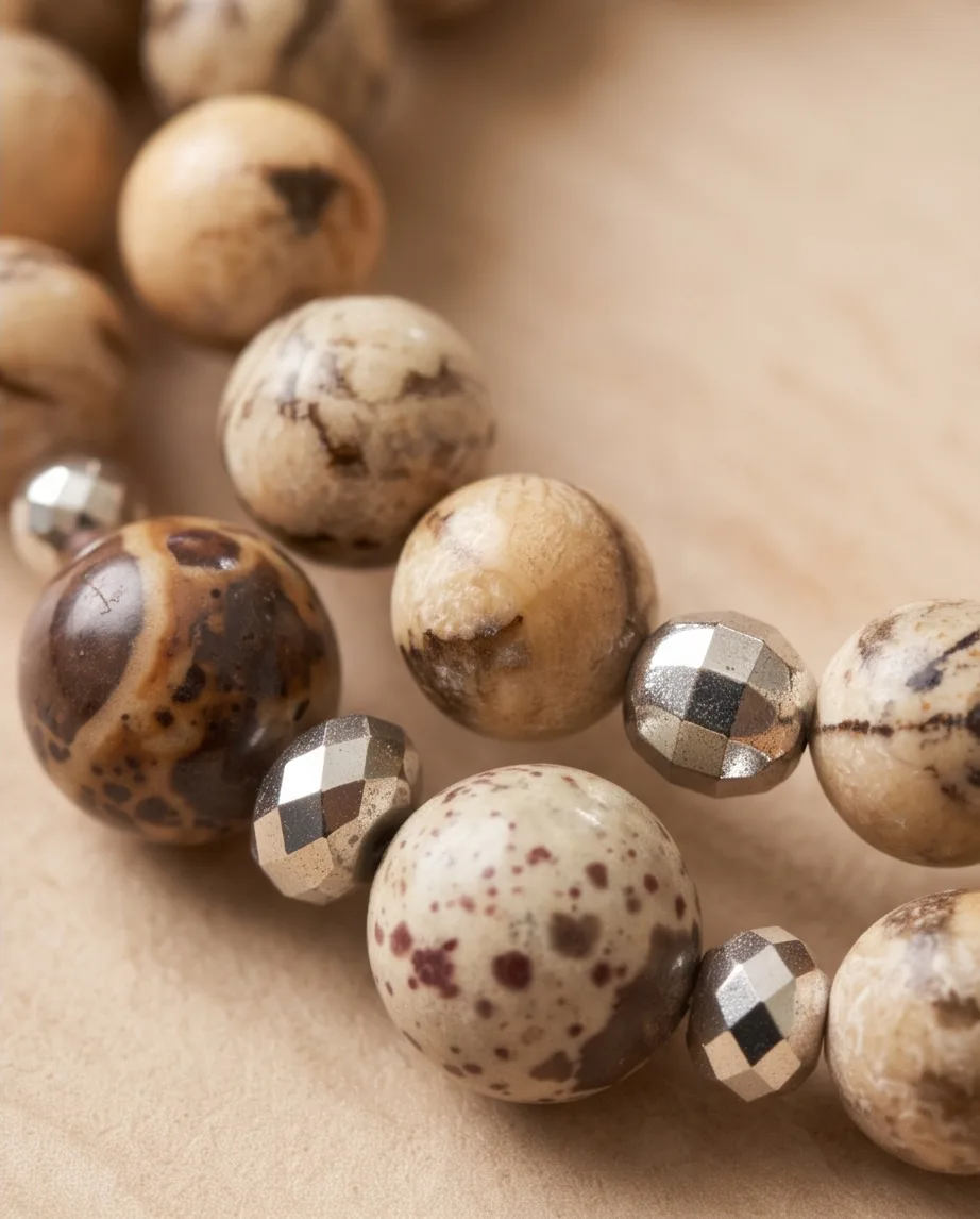 Sable Picture Jasper Bracelet — handmade by Willow and Fox