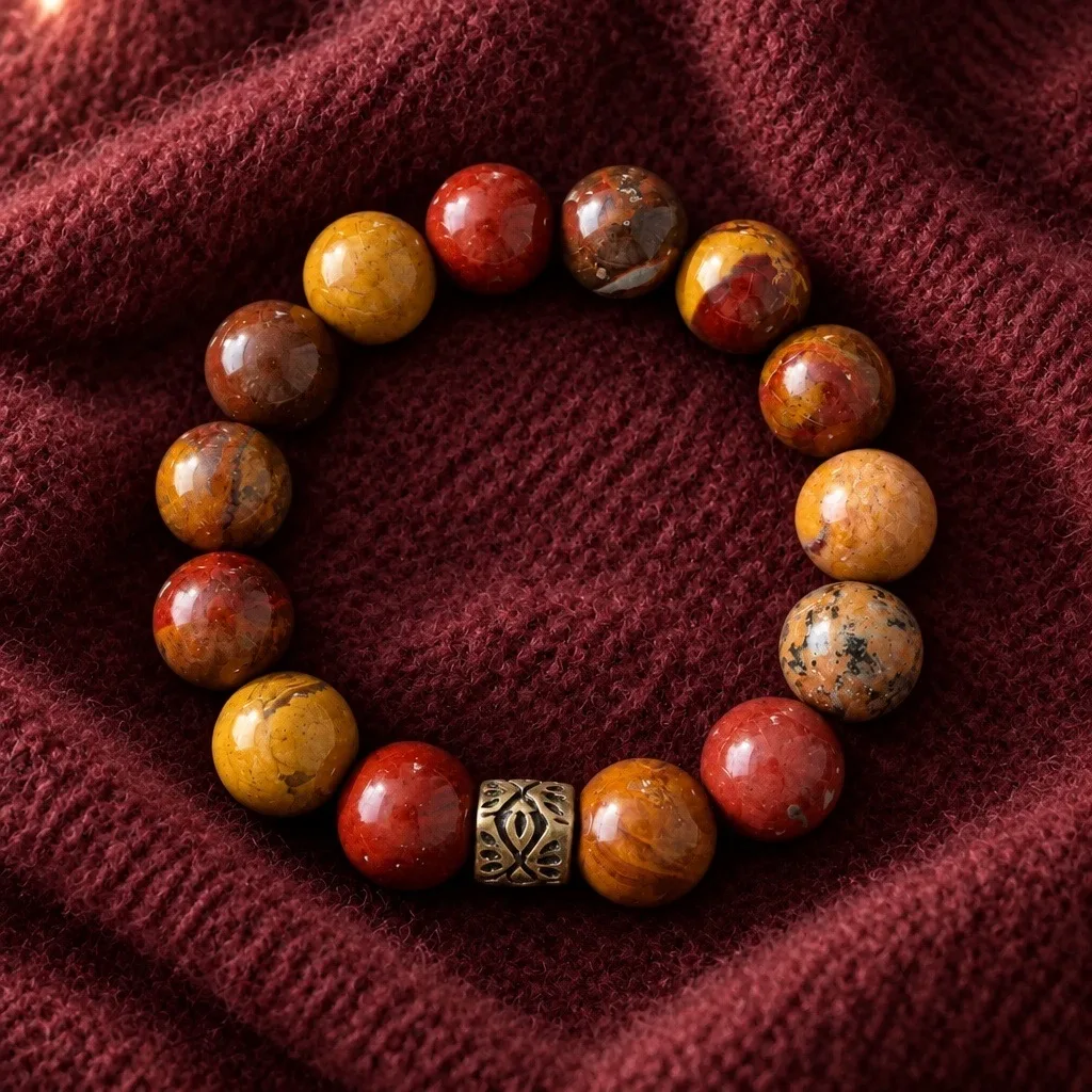Solara Mookaite Jasper Bracelet — handmade by Willow and Fox