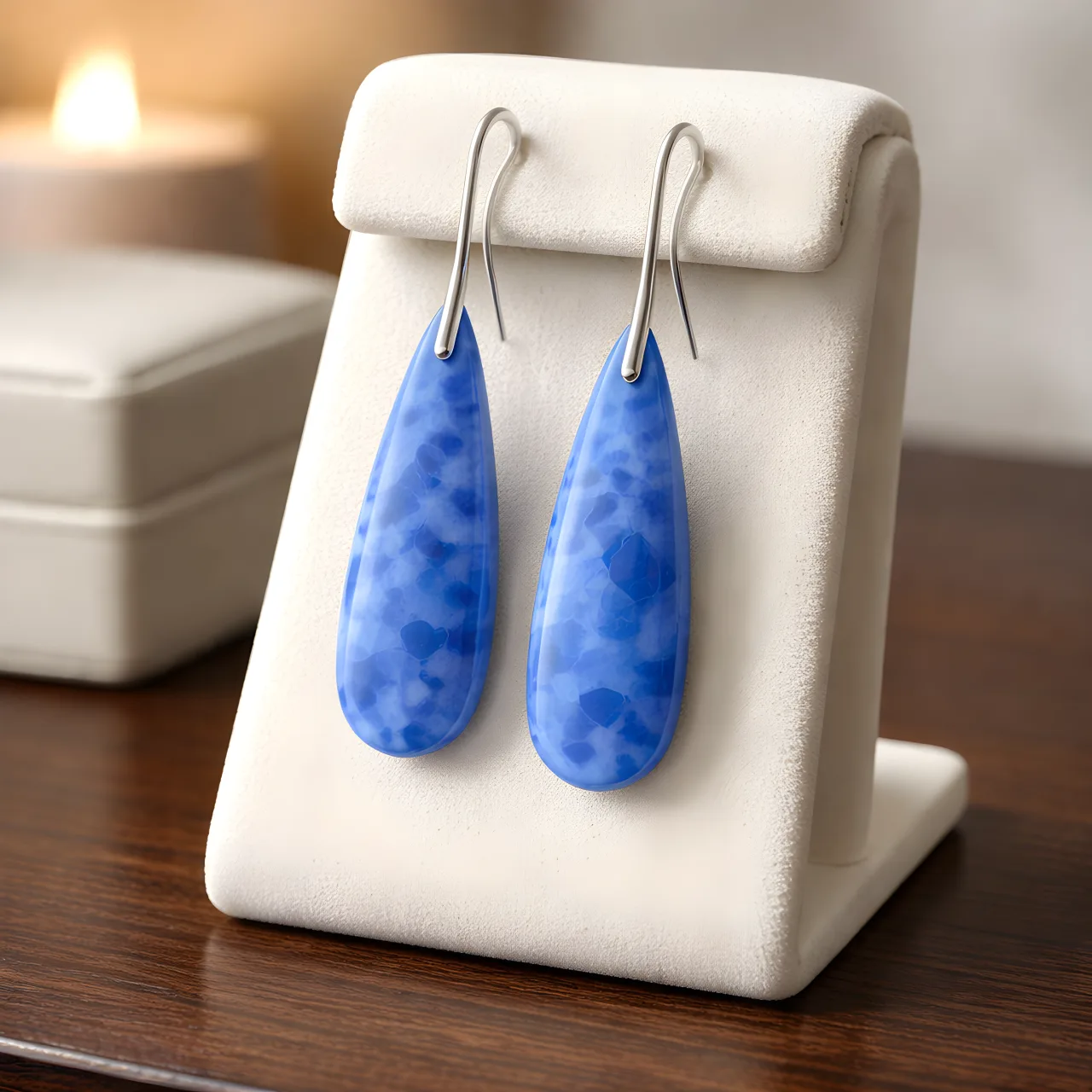 Jasper Wisp Earrings — handmade by Willow and Fox