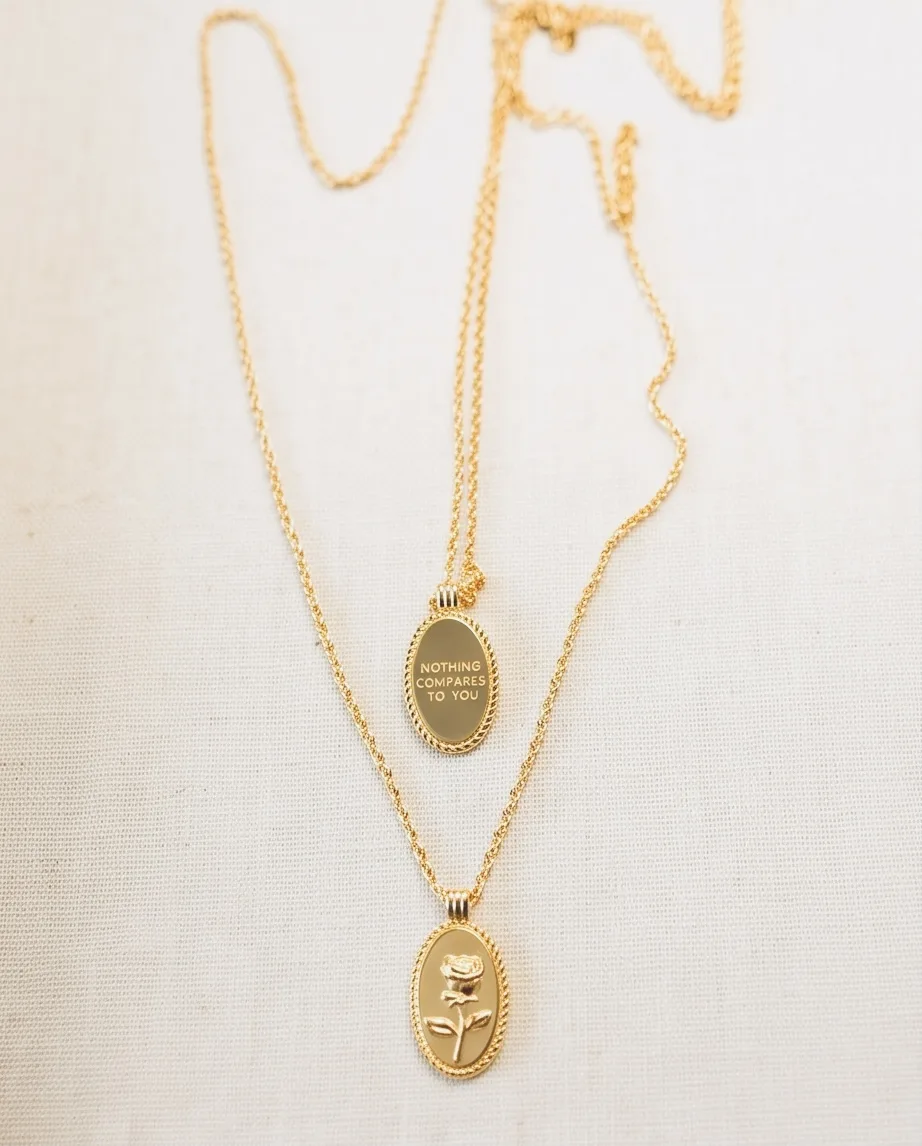 Rose 925 Necklace — handmade by Willow and Fox