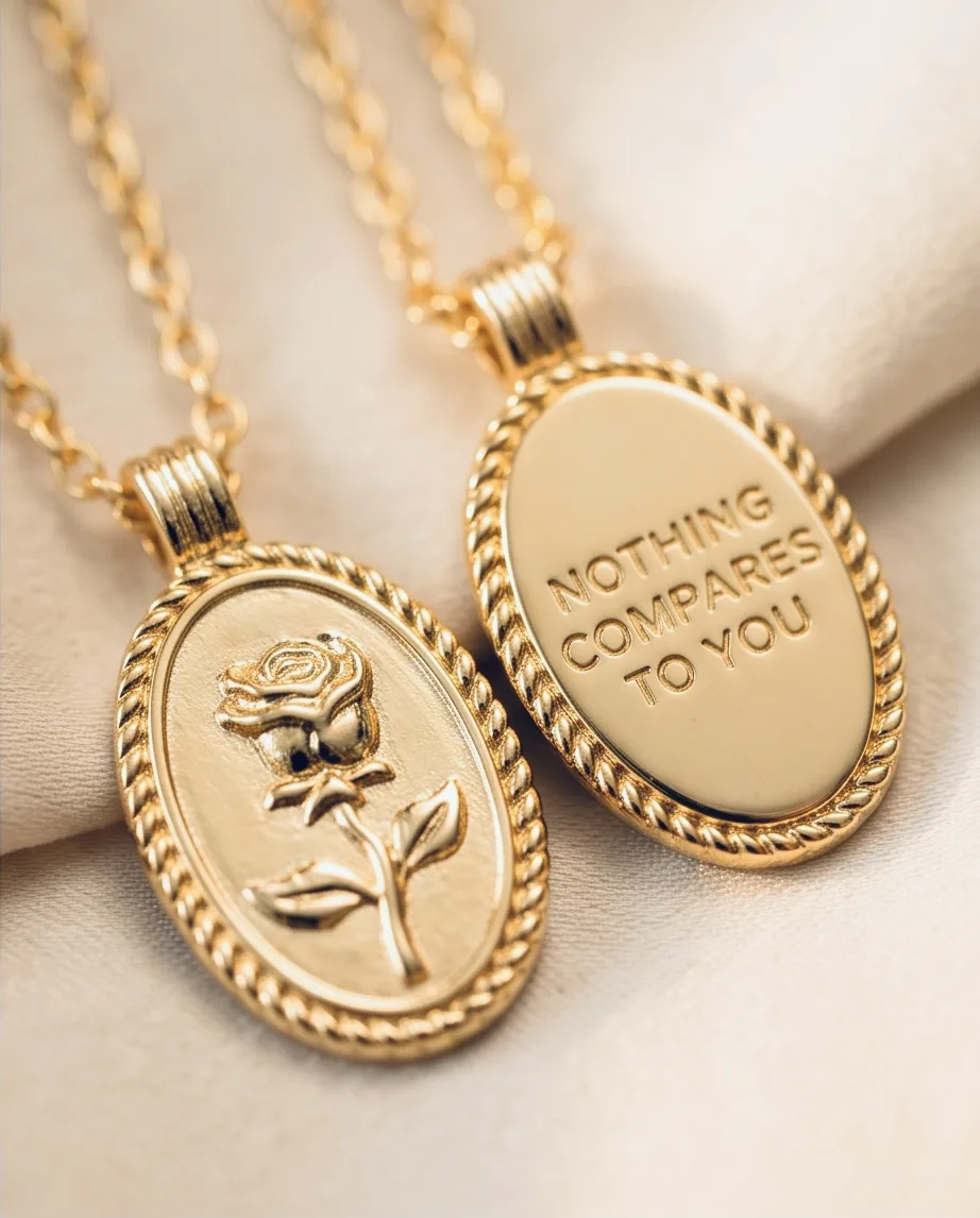 Rose 925 Necklace — handmade by Willow and Fox