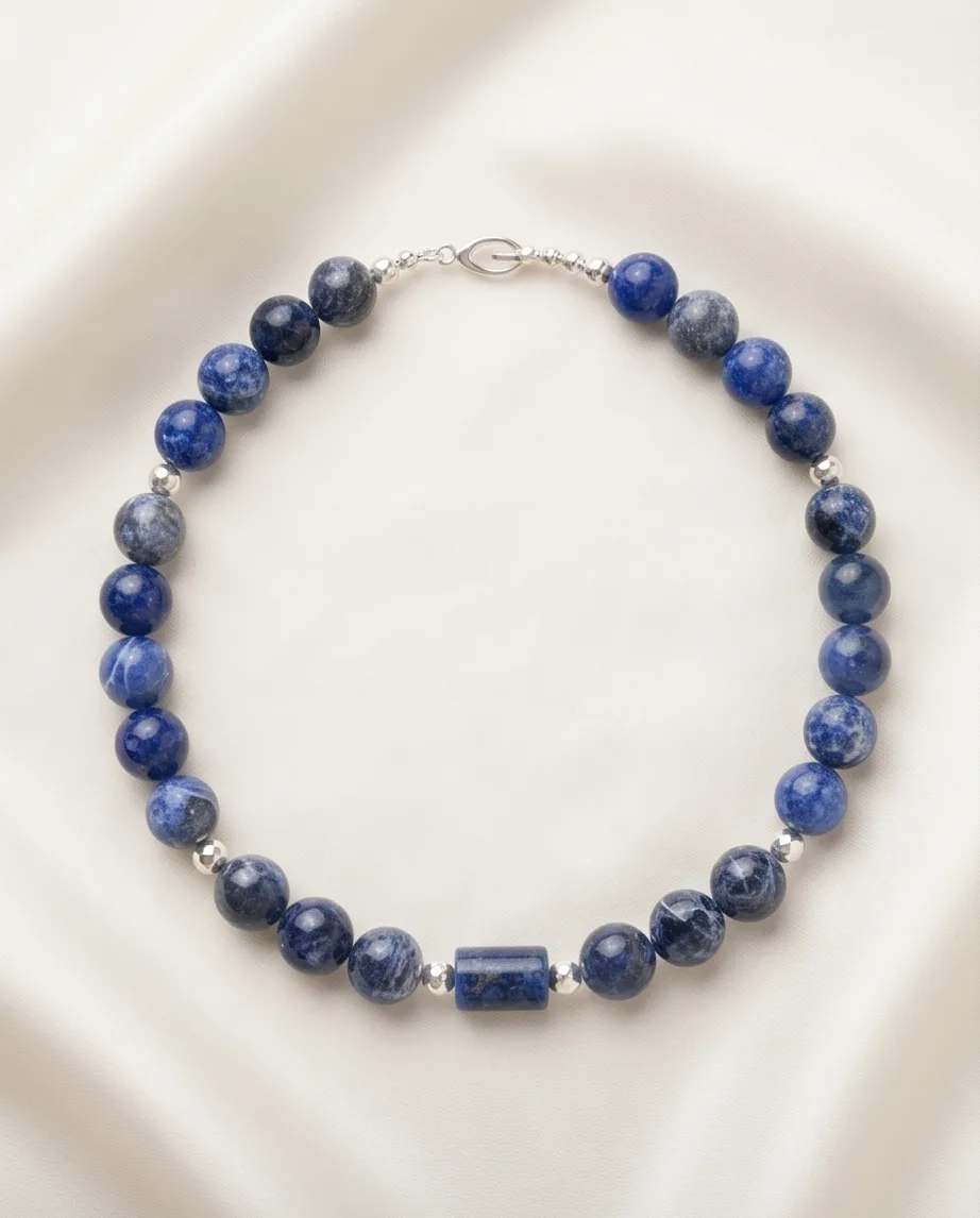 Sodalite Mystique Necklace — handmade by Willow and Fox