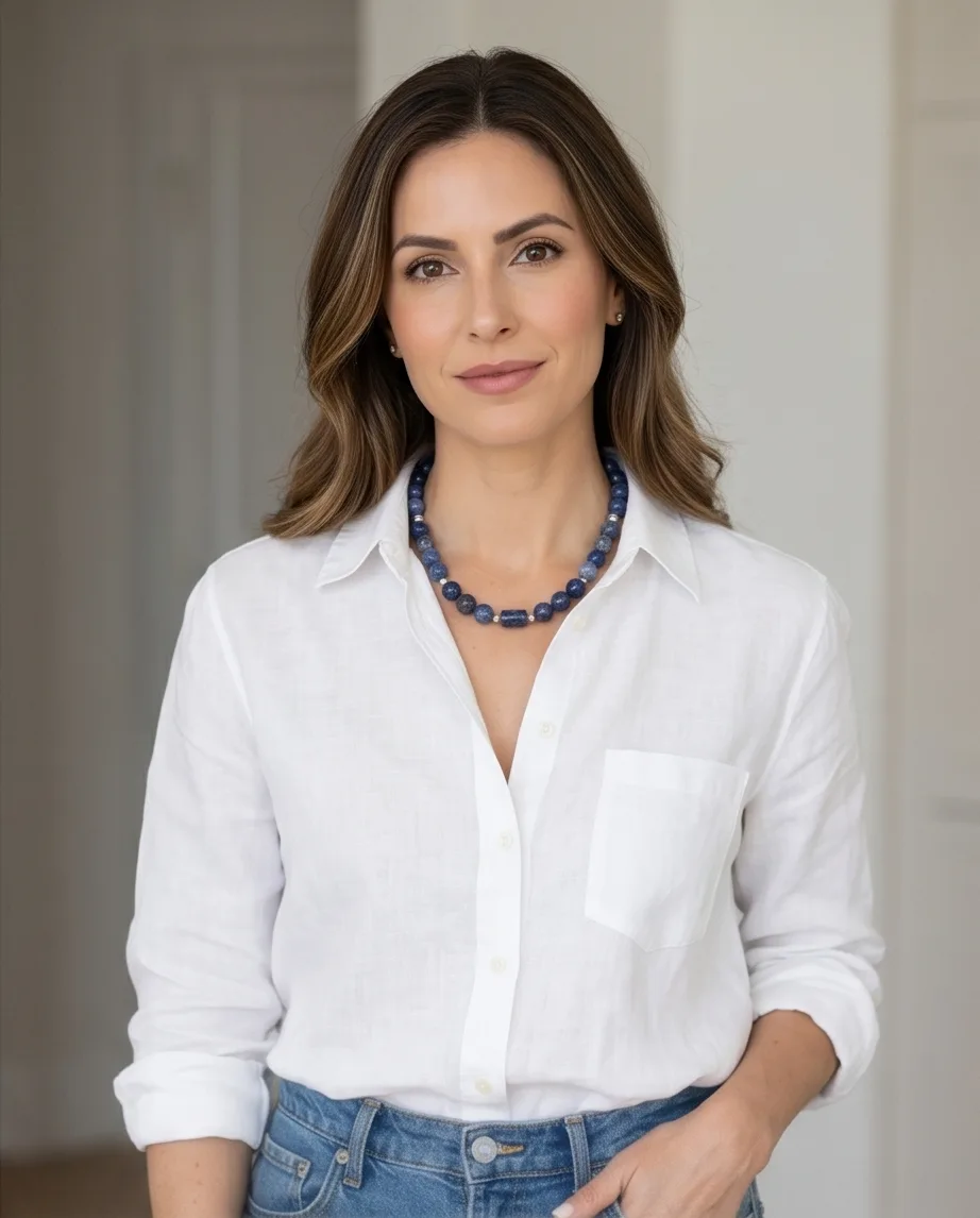 Sodalite Mystique Necklace — handmade by Willow and Fox